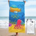 Cauagu Submarine And Landscape Print Extra Large Bath Towels 1 Pack