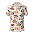thumbnail image 1 of Cauagu Submarines Print Men's Polo Shirts, Short-Sleeve Polo Shirts for Men Performance Golf Shirt Athletic Casual Collared T-Shirt-XX-Large, 1 of 8