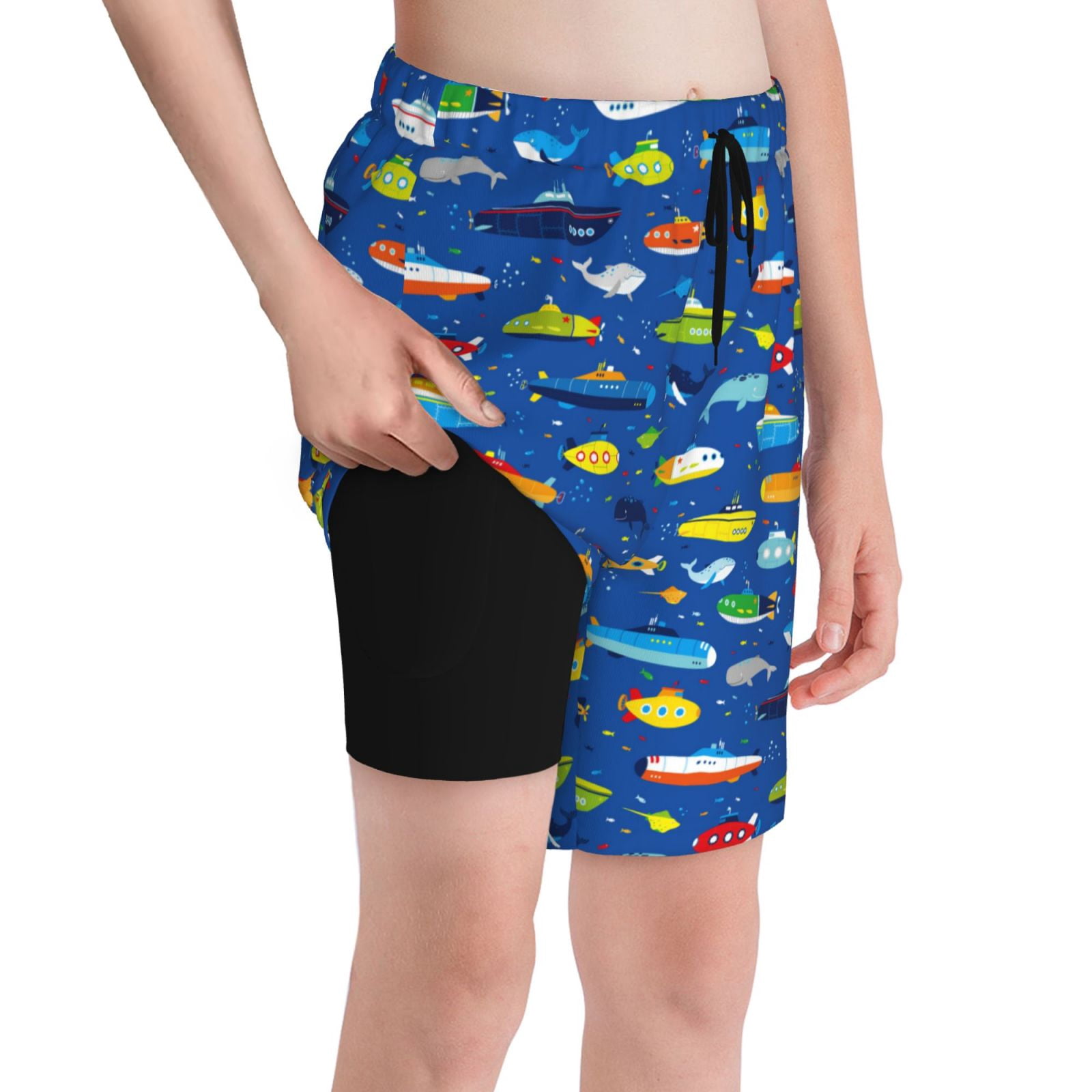 SubMarine Surfer Boys Swimsuit main image 0