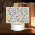 thumbnail image 1 of Cauagu Summer Time With Gnome for Rectangle Acrylic Night Light - Acrylic Modern Bedside Light with LED Light Lamp Base - Decorative Night Lamp for Restaurant Bar Cafe Shop, 1 of 9