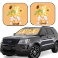 thumbnail image 1 of Cauagu Sunflower Gnomes 3 Cauagu {designName} Print Foldable Car Windshield Sun Shade | Front Windshield Shade for Sun | Fits Small Sedans, Mini SUVs, Hatchbacks-Large, 1 of 6