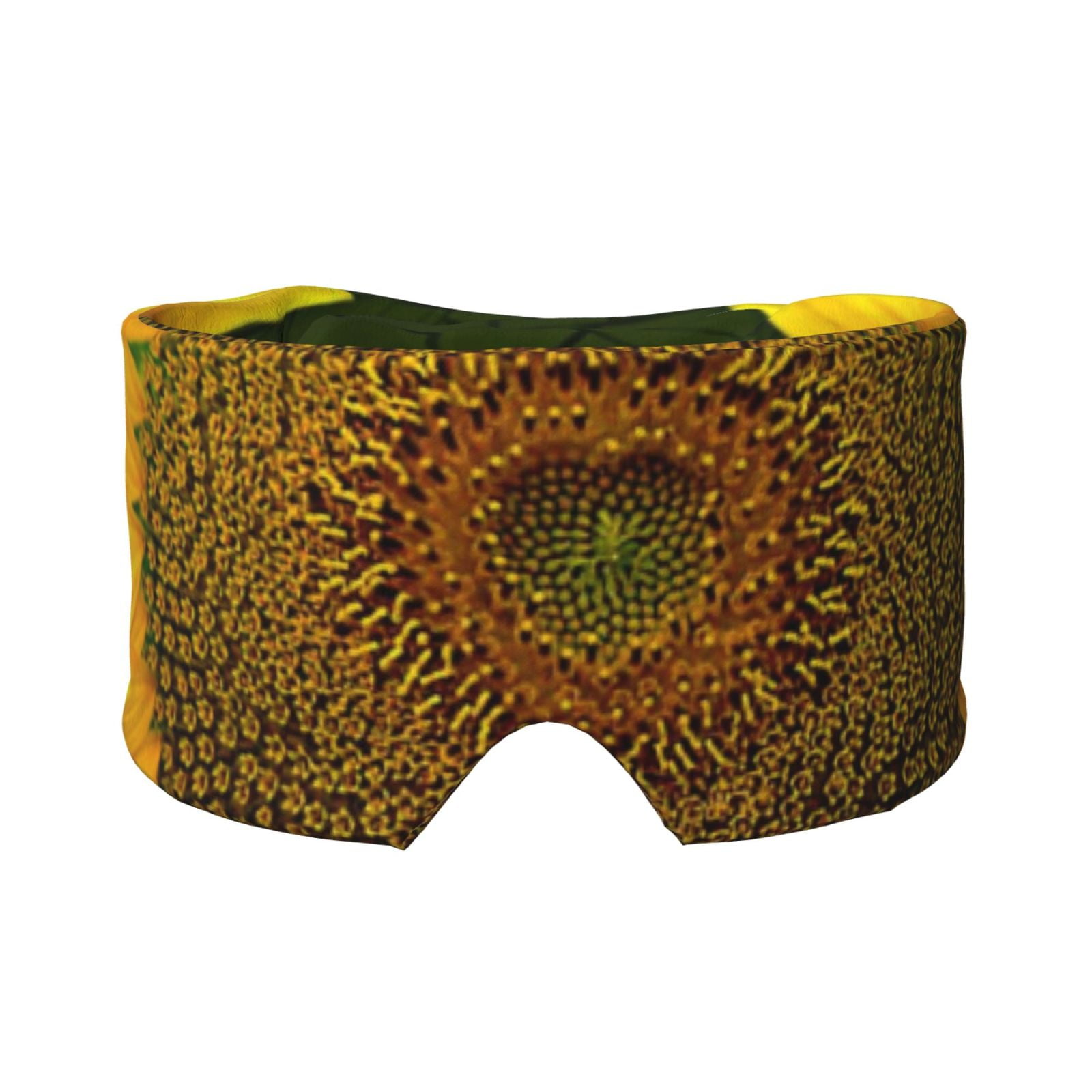 Cauagu Sunflower3 Print Blocking Sleep Eye Masks Blackout Sleep Mask