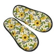 Cauagu Sunflowers And Butterflies Print Travel Luggage Cover,Travel