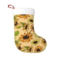 thumbnail image 1 of Cauagu Sunflowers for Christmas Stockings,1-Pack Large Xmas Stocking Holiday and Farmhouse Stocking Fit for Christmas Holiday Party Decoration(17.7*11 Inch), 1 of 7