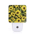 thumbnail image 1 of Cauagu Sunflowers In Vintage Print LED Nightlight,0.5W Night Lights Plug into Wall 1 Pack with Dusk-to-Dawn Light Sensor Soft Glow Lamp for Bathroom Adult Hallway-UK, 1 of 7