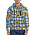 thumbnail image 1 of Cauagu Sunflowers for Men's Pullover Hooded Sweatshirt Athletic Casual Hoodie Aautumn Hoodie Sweatshirt for Men Pullover Casual Hooded Sweatshirt-Small, 1 of 7