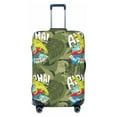thumbnail image 1 of Cauagu Surfing Dinosaur Print Travel Luggage Cover,Travel Dust-proof Suitcase Cover Softside Suitcase Protector for 18-32inch,Not Included Suitcase, 1 of 8
