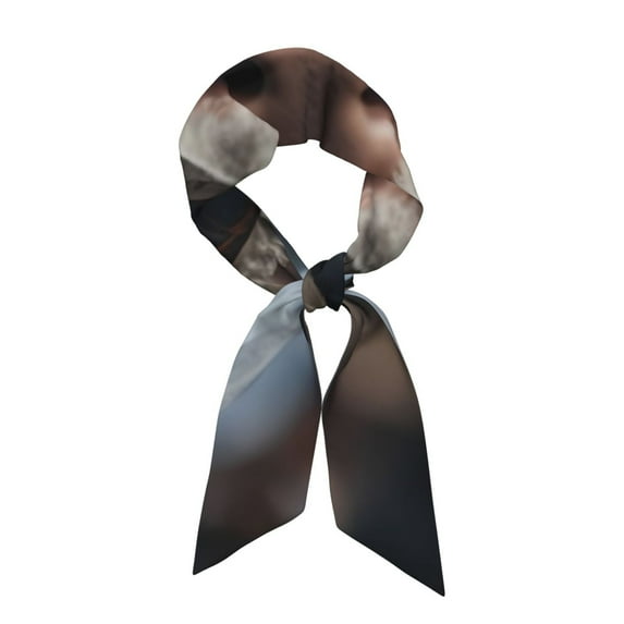 Cauagu Surrealist Cow Pattern Scarf for Women,Neck Scarf Women's Wrap Scarf Head Shawl Long Scarf Accessory Scarf Fall Gift