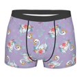 thumbnail image 1 of Cauagu Swan With Stars Print Boxer Briefs for Men,Comfortable Breathable Men's Underwear Moisture Wicking Underpants -XX-Large, 1 of 8