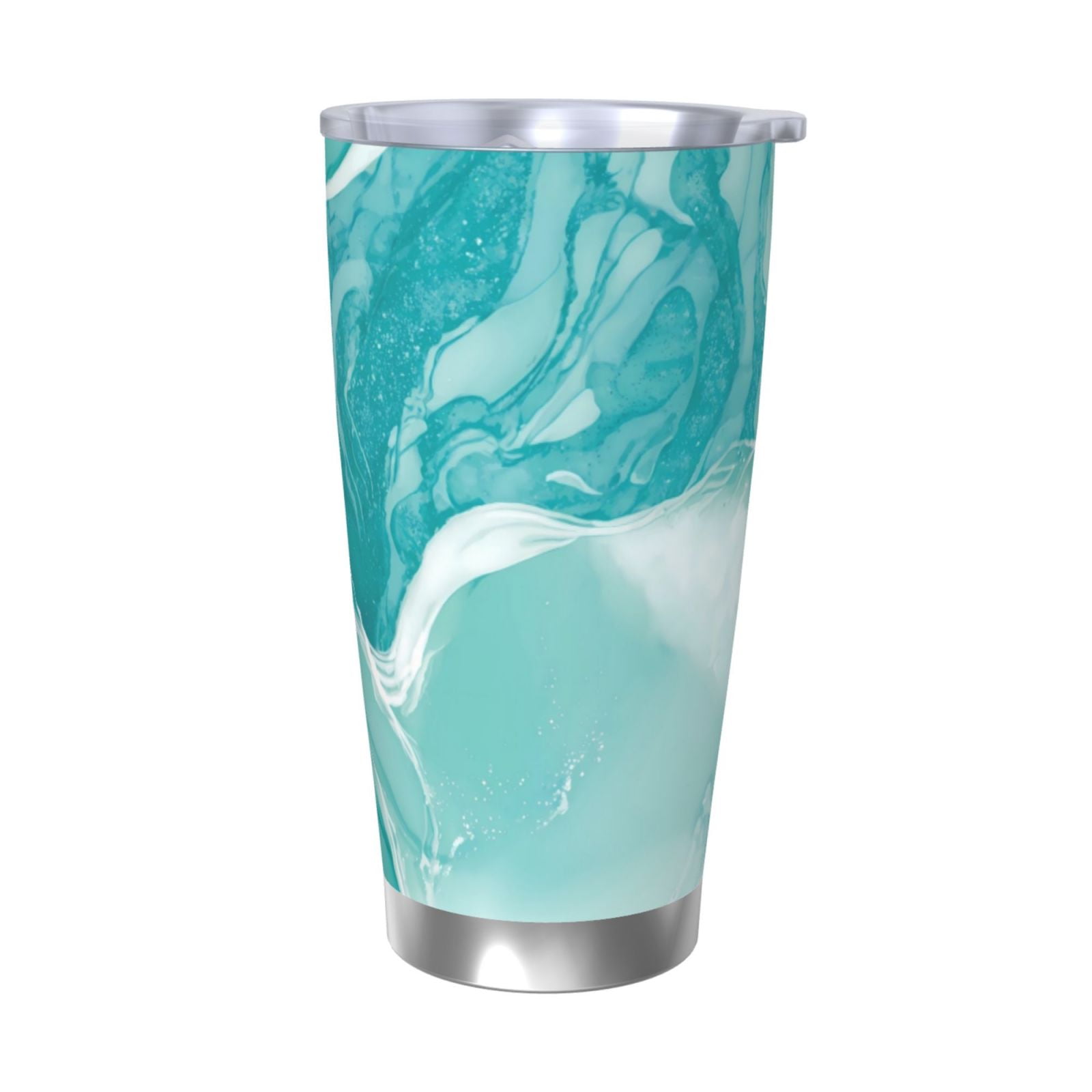 Cauagu Teal Turquoise 1 Pattern 20oz Tumbler,Stainless Steel Vacuum