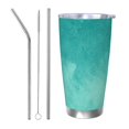 Cauagu Teal Turquoise1 Pattern 20oz Tumbler,Stainless Steel Vacuum