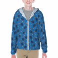 thumbnail image 1 of Cauagu Tennis Rackets 1 Print Sun Protection Jacket for Teen,Full-Zipper Long Sleeve Sun Shirts with Pockets UV Hoodie Shirts Outdoor Athletic Jacket-XX-Large, 1 of 7