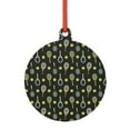 thumbnail image 1 of Cauagu Tennis Rackets Pattern Acrylic Christmas Pendant,1-Pack Christmas Ornaments Xmas Tree Decor Christmas Décor with Ribbon Cute Tree Hanging for Party Favors-Round Shape, 1 of 7