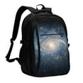 thumbnail image 1 of Cauagu The Galaxy Print Travel Laptop with USB Charging Port,Extra Large Backpack College Backpack Business Work Bag Casual Daypack Perfert for Men Women, 1 of 7