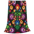 thumbnail image 1 of Cauagu Traditional Floral Polish Pattern Flannel Bed Blankets,Fleece Blanket Comfortable Air Conditioning Blanket for Sofa Bed Travel Couch & Living Room -60"x50", 1 of 8