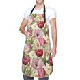 thumbnail image 1 of Cauagu Tulips Flowers Aprons with Pockets,Waterproof Apron for Women,Kitchen Cooking Apron Adjustable Bib Aprons Chef Apron for Cooking,Drawing,Crafting, 1 of 8