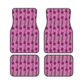 thumbnail image 1 of Cauagu Tulips Flowers Pattern Car Floor Mat Set of 4,Car Carpet Mats Car Mats with Anti-Slip Backing & Driver Heel Pad Universal Fit for Cars/Trucks/SUV/Vans, 1 of 6