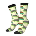 thumbnail image 1 of Cauagu Turtle On Skateboard Print Crew Socks for Women and Men,Adult Athletic Running Socks 1-Pair Sports Socks Work Gear Socks with Moisture Wicking, 1 of 6