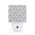 thumbnail image 1 of Cauagu Unicorn DoingYoga Print LED Nightlight,0.5W Night Lights Plug into Wall 1 Pack with Dusk-to-Dawn Light Sensor Soft Glow Lamp for Bathroom Adult Hallway-UK, 1 of 7