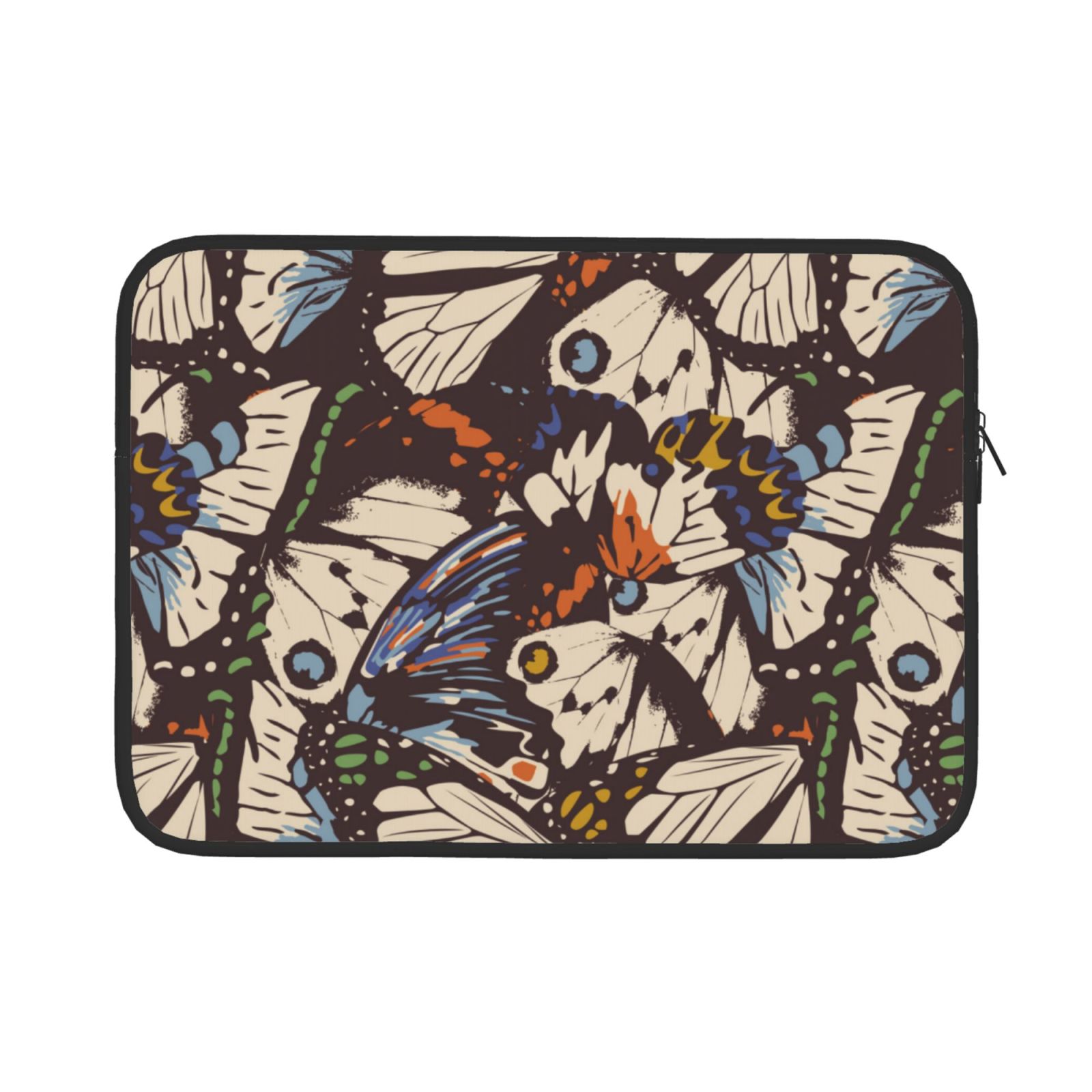Cauagu Vector Butterflies Print Laptop Sleeve Case, Laptop Cover