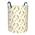 Cauagu Vegan Fruit Carrot for Laundry Basket,Collapsible Organizer