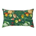 Cauagu Vegan Print Pillowcase with Envelope Closure,Soft Pillow Cover