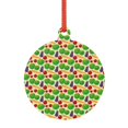 thumbnail image 1 of Cauagu Vegetable Pattern Acrylic Christmas Pendant,1-Pack Christmas Ornaments Xmas Tree Decor Christmas Décor with Ribbon Cute Tree Hanging for Party Favors-Round Shape, 1 of 7