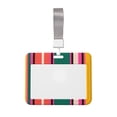 thumbnail image 1 of Cauagu Vertical Stripes for ID Badge Holder,Badge Holder with Windows Key Card Work Badge Sleeve for Office/ Factory/ID Credit Cards/Proximity Key Cards, 1 of 7