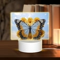 thumbnail image 1 of Cauagu Vibrant Butterfly And Sunflowers for Rectangle Acrylic Night Light - Acrylic Modern Bedside Light with LED Light Lamp Base - Decorative Night Lamp for Restaurant Bar Cafe Shop, 1 of 9