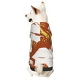 thumbnail image 1 of Cauagu Vintage Cowboy On A Bronco Horse Pattern Winter Pet Hoodie Sweatshirts- Dog Hoodie Sweater with Leash Hole - Cute Dog Hoodie - Pet Clothes Puppy Cat Custume -X-Small, 1 of 8