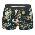 thumbnail image 1 of Cauagu Watercolor Floral Print Boxer Briefs for Men,Comfortable Breathable Men's Underwear Moisture Wicking Underpants -XX-Large, 1 of 8