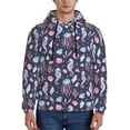 thumbnail image 1 of Cauagu Watercolor Marine Animals for Men's Pullover Hooded Sweatshirt Athletic Casual Hoodie Aautumn Hoodie Sweatshirt for Men Pullover Casual Hooded Sweatshirt-4X-Large, 1 of 7