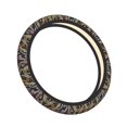 thumbnail image 1 of Cauagu Watercolor Romantic Paisley Print Car Steering Wheel Cover - Universal Car Accessory for Diverse Cars for Steering Wheel with a Diameter of 14.5"-15", 1 of 7