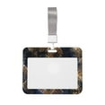 thumbnail image 1 of Cauagu Watercolor Snake Skin for ID Badge Holder,Badge Holder with Windows Key Card Work Badge Sleeve for Office/ Factory/ID Credit Cards/Proximity Key Cards, 1 of 7