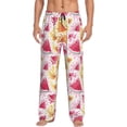 thumbnail image 1 of Cauagu Watermelon Mens Pajama Pants Sleep & Lounge Pants,PJ Bottoms with Pockets-Medium, 1 of 7