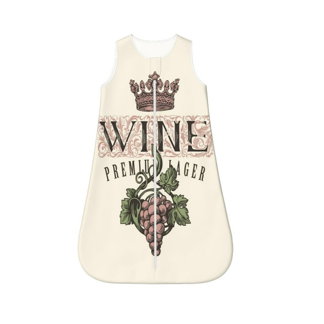 Cauagu Wine for Infant Wearable Blanket,Unisex, Girl, Boy Swaddle