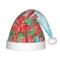 thumbnail image 1 of Cauagu Winter Birds on the Fence Pattern Christmas Hat for Kids,Xmas Holiday Hat Santa Hat for Boys & Girls Festive Headwear Accessories for Christmas/New Year/Holiday, 1 of 6