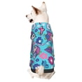 thumbnail image 1 of Cauagu Wls And Flowers Pattern Winter Pet Hoodie Sweatshirts- Dog Hoodie Sweater with Leash Hole - Cute Dog Hoodie - Pet Clothes Puppy Cat Custume -Large, 1 of 8