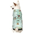 thumbnail image 1 of Cauagu World Travel Map Pattern Winter Pet Hoodie Sweatshirts- Dog Hoodie Sweater with Leash Hole - Cute Dog Hoodie - Pet Clothes Puppy Cat Custume -X-Large, 1 of 8