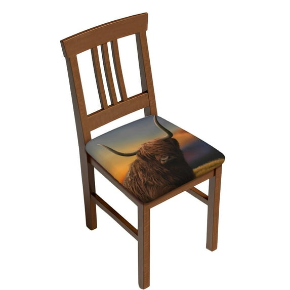Cauagu Yak for Dining Chair Seat Covers,Slipcovers Kitchen Chair Covers Upholstered Chair Seat Cushion Cover Chair Seat Protector-Six Piece