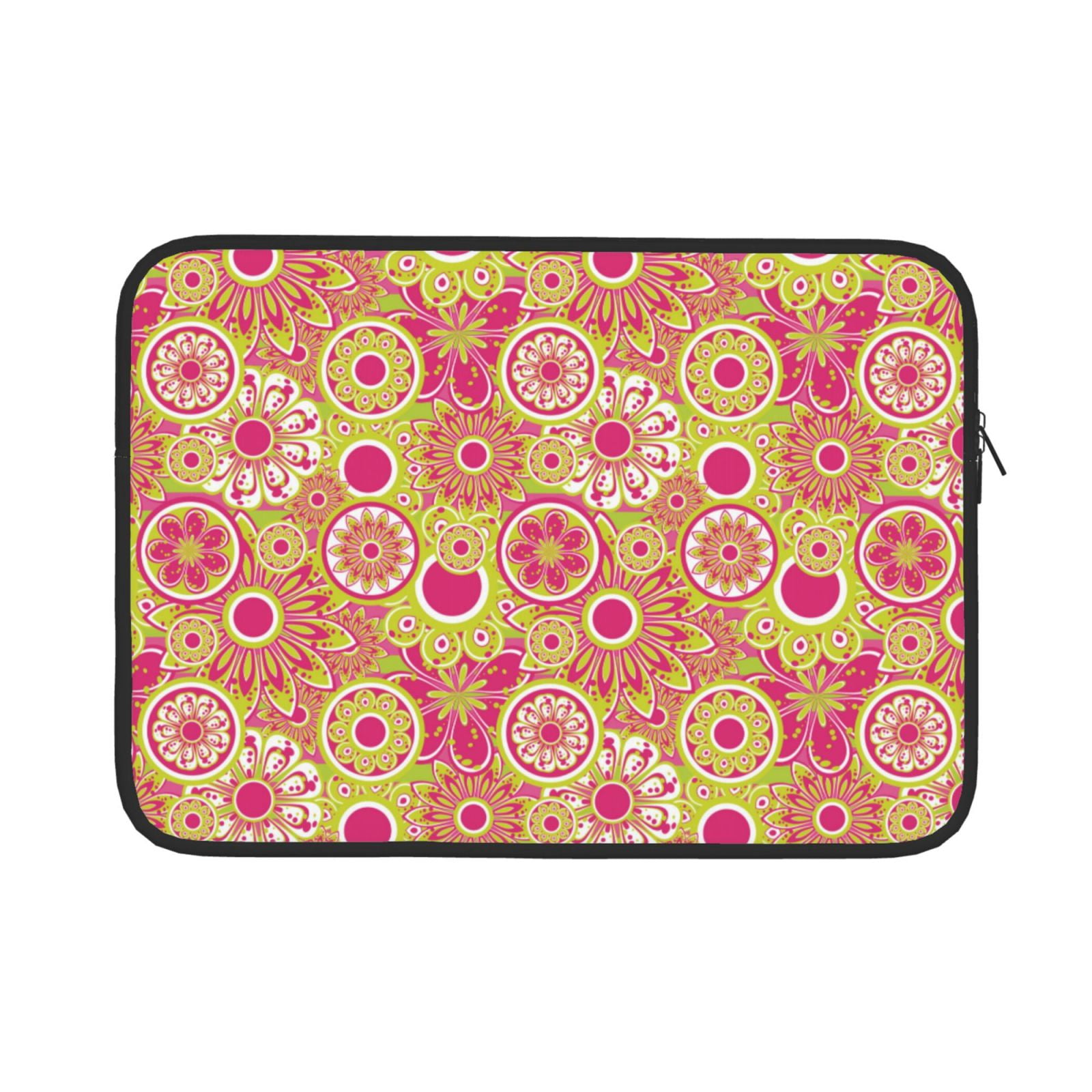 Ombra Laptop Shoulder Bag - Colorful Paw Print Pattern, Fits Up To 16" Laptops - View #5
