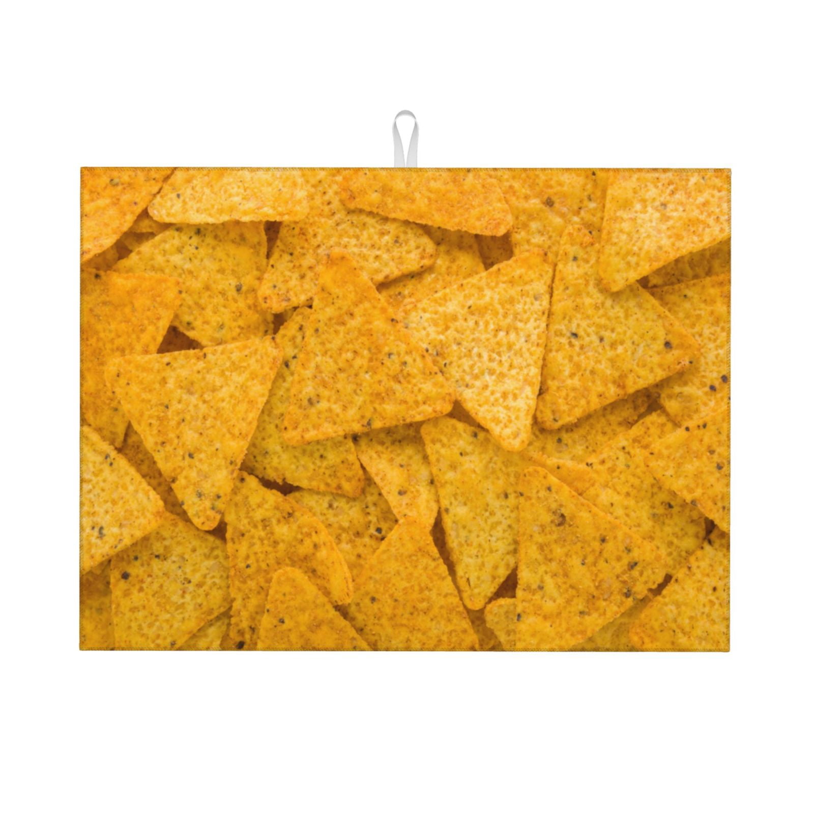 Cauagu Yellow tortilla Dish Drying Mat,24*18 inch Absorbent Dish ...