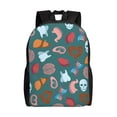 thumbnail image 1 of Cauagu cute Skull organ Print Backpacks,Travel Daypack Casual Laptop Backpack Bookbag Fits 15 Inch Computer for Men Women, 1 of 8