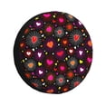thumbnail image 1 of Cauagu doodle hearts Print Travel Luggage Cover,Travel Dust-proof Suitcase Cover Softside Suitcase Protector for 18-32inch,Not Included Suitcase-17 inch, 1 of 6