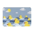 thumbnail image 1 of Cauagu ducklings swim on the sea waves Print Front Door Mat for Indoor Entrance 16x24 Inche,Absorbent Doormat Washable Carpet for Bathroom/Garage/Kitchen/Entry/Back, 1 of 7