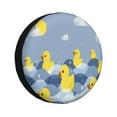 thumbnail image 1 of Cauagu ducklings swim on the sea waves Print Travel Luggage Cover,Travel Dust-proof Suitcase Cover Softside Suitcase Protector for 18-32inch,Not Included Suitcase-14 inch, 1 of 6