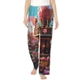 thumbnail image 1 of Cauagu fairy-tale-world-with-delicious-candy Pajama Pants for Women Loose Fit Wide Leg Trouser Pants Casual Elastic Waist Drawstring Lounge Pants, 1 of 6