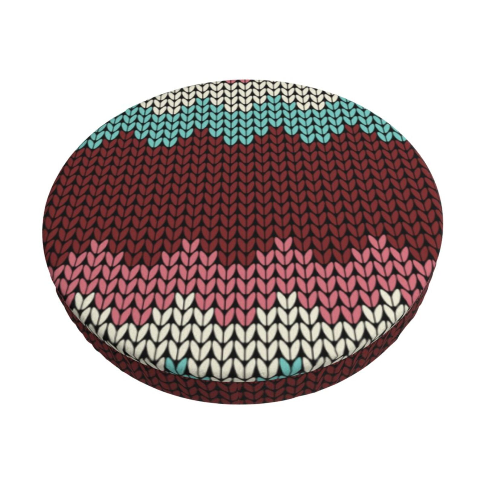 Cauagu fall leaf Element Print Round Stool Covers,Seat Cushion for