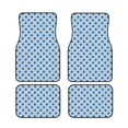 thumbnail image 1 of Cauagu french Bulldog Face Pattern Car Floor Mat Set of 4,Car Carpet Mats Car Mats with Anti-Slip Backing & Driver Heel Pad Universal Fit for Cars/Trucks/SUV/Vans, 1 of 6