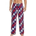 thumbnail image 1 of Cauagu golf Mens Pajama Pants Sleep & Lounge Pants,PJ Bottoms with Pockets-Large, 1 of 6